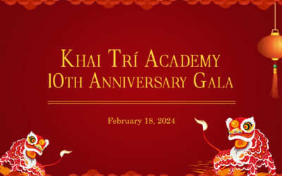 khai tri academy in Houston 10 year anniversary gala