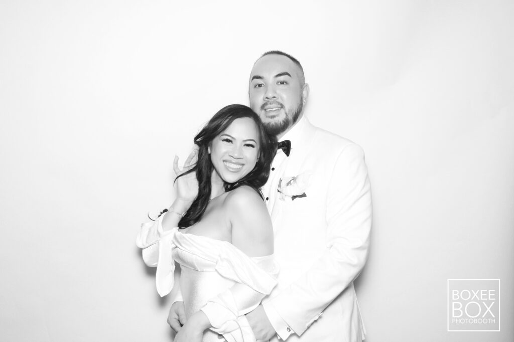 houston black and white glam photo booth