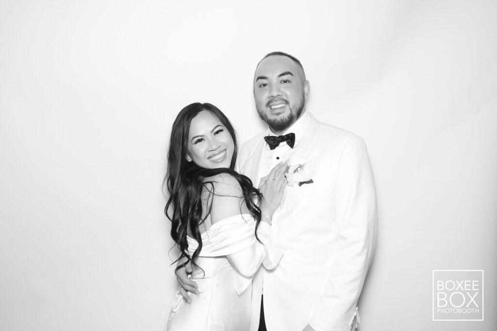 houston black and white glam photo booth